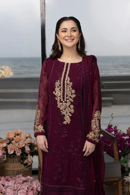 Elegant Maroon Pakistani Dress with Dupatta | Perfect for Weddings and Festive Occasions